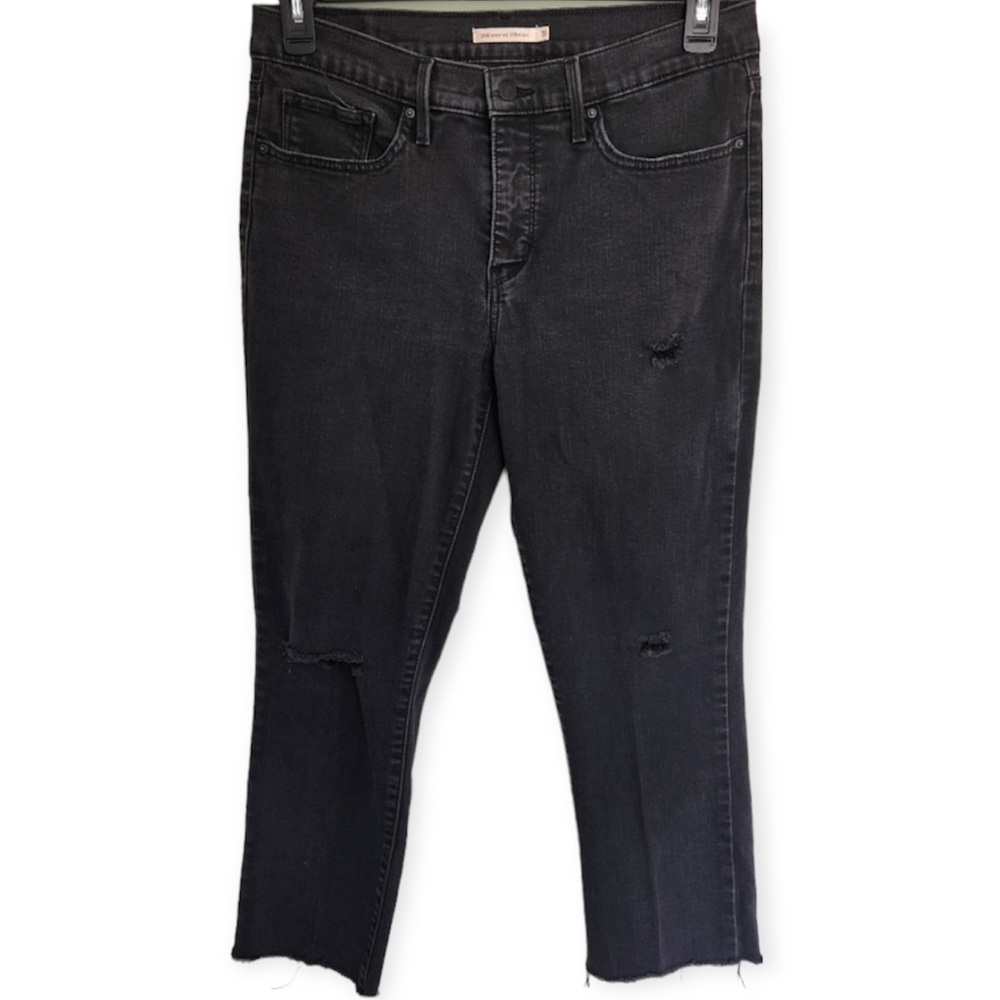 Levi’s 314 Distressed Shaping Straight Leg Jeans Size 31